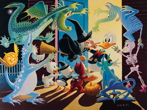 Lot #753 Carl Barks: Halloween in Duckburg - Image 2