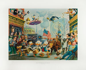 Lot #755 Carl Barks: July Fourth in Duckburg - Image 1