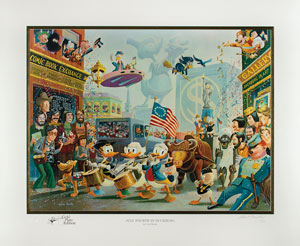 Lot #757 Carl Barks: July Fourth in Duckburg - Image 1