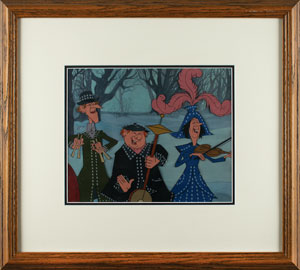 Lot #665 The Pearly Band production cel from Mary Poppins - Image 2