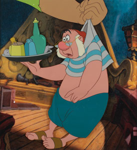 Lot #655 Mr. Smee production cel from Peter Pan