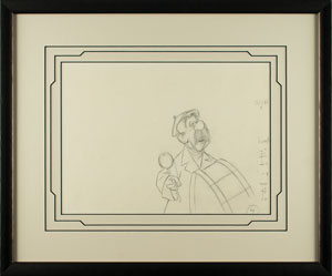 Lot #601 The Pearly Band drummer production drawing from Mary Poppins - Image 2