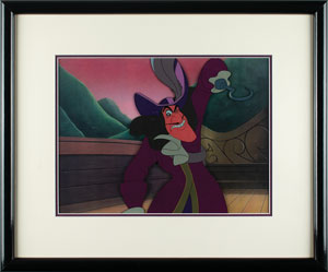 Lot #653 Captain Hook production cel from Peter Pan - Image 2