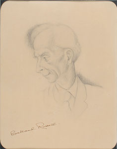 Lot #324 Bertrand Russell - Image 1