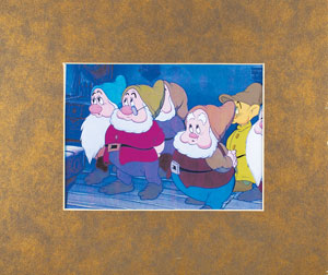 Lot #635 Dopey production cel from Snow White and the Seven Dwarfs - Image 1