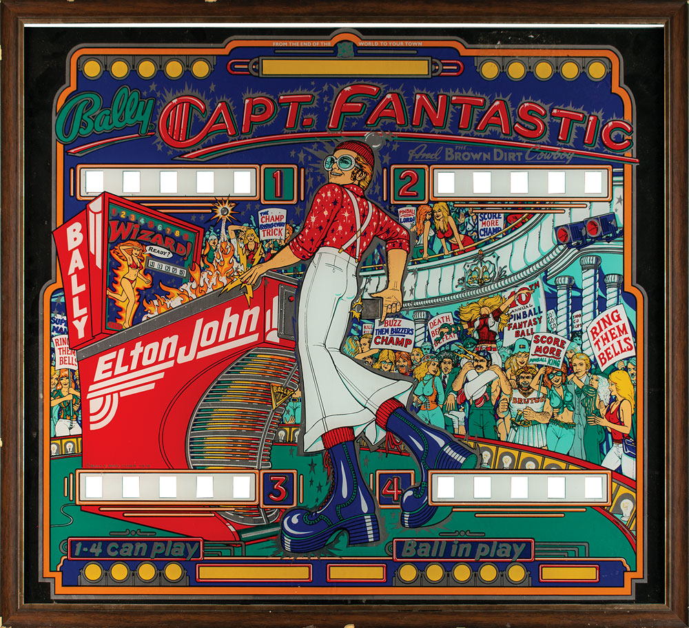 Captain Fantastic Pinball Machine