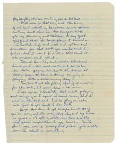 Lot #5001 Bob Dylan January 1962 Autograph Letter Signed - Image 1