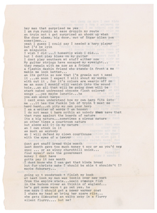 Lot #5004 Bob Dylan 1963 Typed Letter - Image 3
