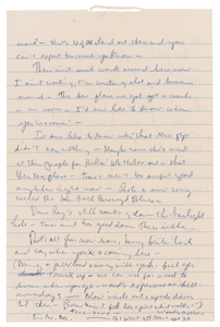Lot #5002 Bob Dylan February 1962 Autograph Letter Signed - Image 1