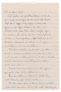 Lot #5002 Bob Dylan February 1962 Autograph Letter Signed