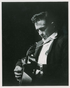 Lot #5126 Johnny Cash Original Photograph by David Gahr - Image 1