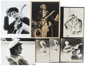 Lot #5053 Bob Dylan Group of (7) Photographs