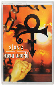 Lot #5079  Prince 'Slave / New World' Cassette Tape - Image 2