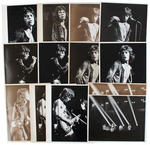Lot #5072 The Rolling Stones (13) Original Photographs by Mike Barich - Image 1