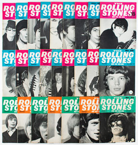 Lot #5074 The Rolling Stones Book (25) Magazine Collection - Image 1