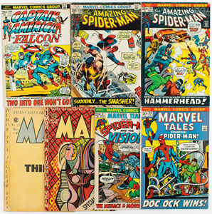 Lot #5170  Vintage MAD Magazine and Marvel Comics (7) Group Lot - Image 1