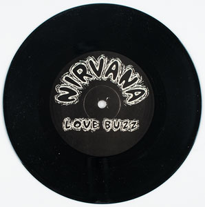 Lot #5519  Nirvana: Love Buzz and Big Cheese Single - Image 2