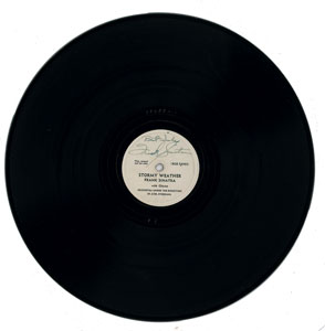 Lot #5398 Frank Sinatra Signed Record