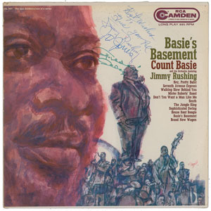 Lot #5375 Count Basie Orchestra Signed Album