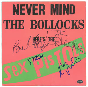 Lot #5491  Sex Pistols Signed Album