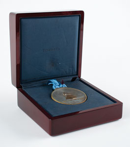 Lot #5535  53rd Annual Grammy Awards: Bronze Tiffany Nominee Medal - Image 6