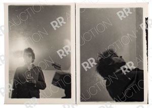 Lot #5018 Bob Dylan Pair of Vintage Original Photos from Minneapolis 1965