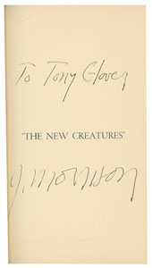 Lot #5062 Jim Morrison Signed Book: 'The New Creatures' - Image 2