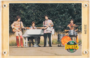Lot #5204  Beatles Hair Display - Image 2