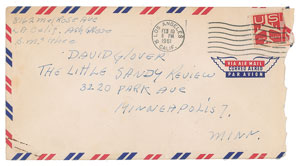 Lot #5141 Brownie McGhee Twice-Signed Letter - Image 3