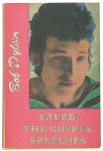 Lot #5051 Bob Dylan 'Saved! The Gospel Speeches' Mini Book - Image 1