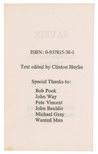 Lot #5051 Bob Dylan 'Saved! The Gospel Speeches' Mini Book - Image 3