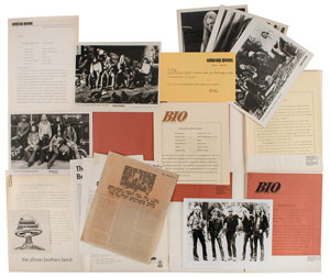 Lot #5115  Allman Brothers Band Interview & Press Kit Archive - Image 3