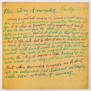 Lot #5144  Moondog 'The Story of Moondog' Album