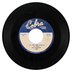 Lot #5106 Lee Jackson 'Fishin' In My Pond / I'll Just Keep Walkin'' 45 RPM Record - Image 1