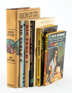 Lot #5155 Jack Kerouac and Beats Lot of (7) Books