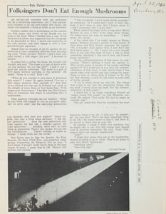 Lot #5045 Bob Dylan Clipping Archive - Image 4