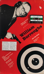 Lot #5162 William S. Burroughs Cassette Tapes and Poster - Image 1