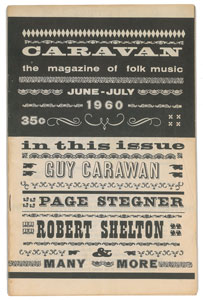 Lot #5102  Caravan Magazine (June-July 1960, featuring Robert Shelton) - Image 1