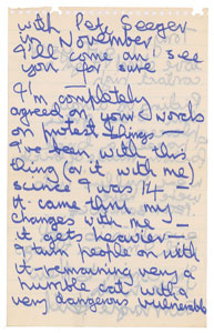 Lot #5104  Donovan Handwritten Signed Letter - Image 2