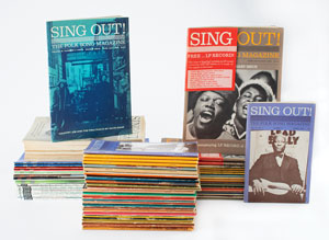 Lot #5145  Sing Out and Living Blues Magazine and