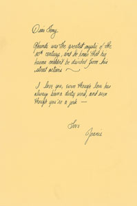 Lot #5124 Joan Baez Autograph Letter Signed - Image 1