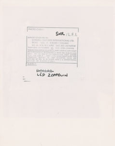 Lot #5346  Led Zeppelin Original Photograph - Image 2