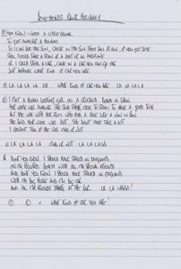 Lot #5520 Noel Gallagher Handwritten Lyrics for (What's the Story) Morning Glory? - Image 6