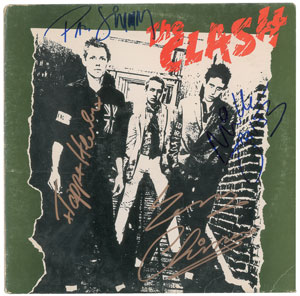 Lot #5488 The Clash Signed Album - Image 1