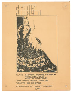 Lot #5411 Janis Joplin Signed Ticket Stub - Image 3