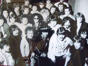 Lot #5304 Jimi Hendrix Experience and Pink Floyd 1967 Ticket Stub and Program - Image 2