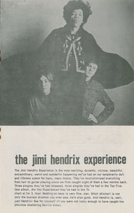 Lot #5302 Jimi Hendrix Experience 1967 Saville Theatre Program - Image 2