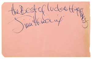 Lot #5294 Jimi Hendrix and Noel Redding Signatures