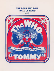 Lot #5330 The Who and Elton John Tommy Program with Insert and Pass - Image 2