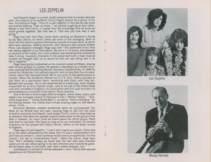Lot #5345  Led Zeppelin Fillmore East Program - Image 3